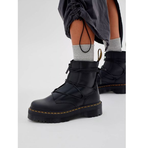 Dr. Martens Black Platform Boots - Picture 8 of 16